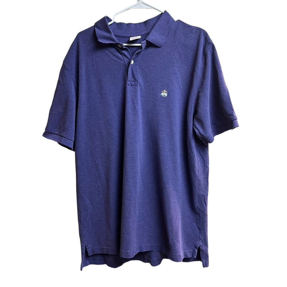 Brooks Brothers Heather Purple Men's Polo Shirt Large